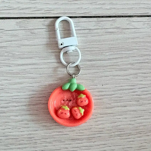 [BUNJANG] Tomato Charm Keychain / 소품 토마토 키링 판매