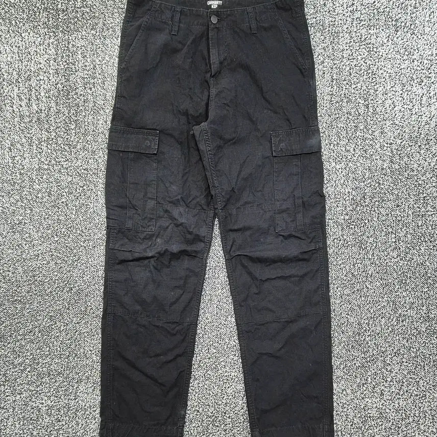 [BUNJANG] Vintage Carhartt WIP Regular Cargo Pants Black / 빈티지9. 칼하트 WIP 레귤러 카고 팬츠 블랙