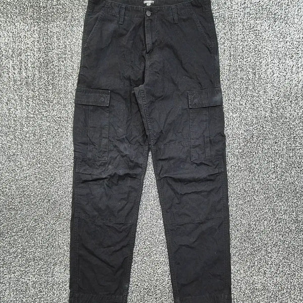 [BUNJANG] Vintage Carhartt WIP Regular Cargo Pants Black / 빈티지9. 칼하트 WIP 레귤러 카고 팬츠 블랙