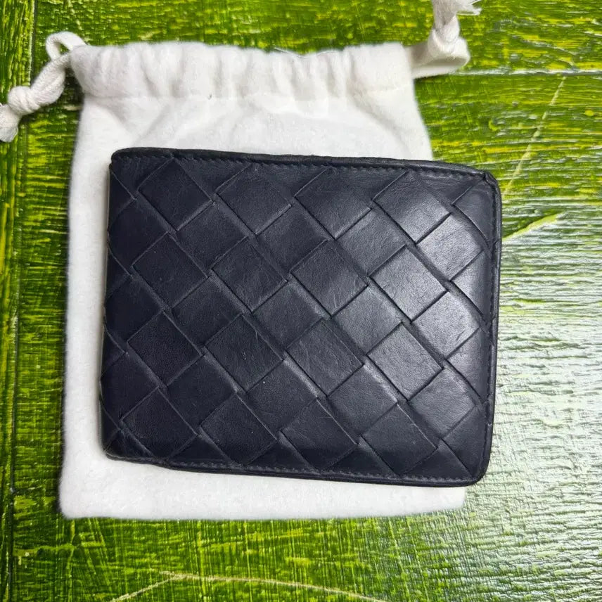 [BUNJANG] Bottega Veneta Bi-fold Wallet Black / 보테가베네타 지갑 블랙