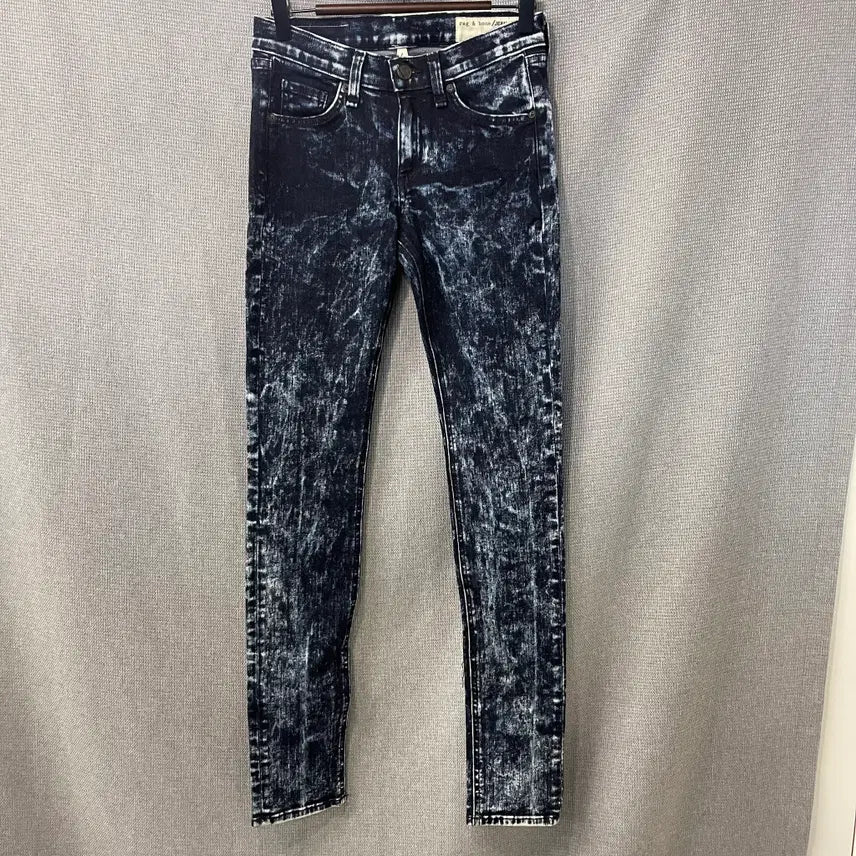 [BUNJANG] Rag & Bone Women's Acid Wash Skinny Denim Jeans / 랙앤본 진 여성 애시드 워싱 스키니 데님