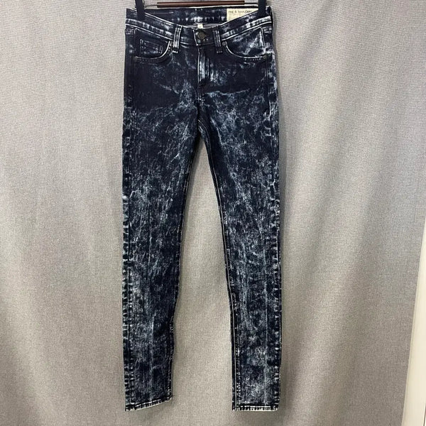 [BUNJANG] Rag & Bone Women's Acid Wash Skinny Denim Jeans / 랙앤본 진 여성 애시드 워싱 스키니 데님