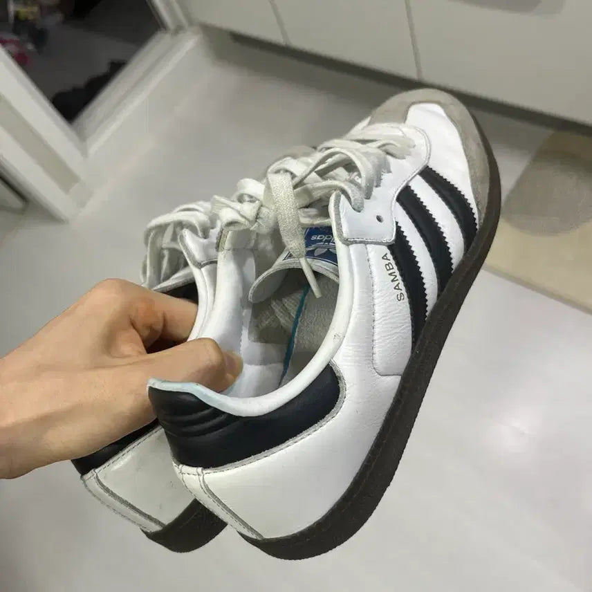 [BUNJANG] Adidas Samba OG Cloud White Sneakers / 아디다스 삼바 og 클라우드 화이트