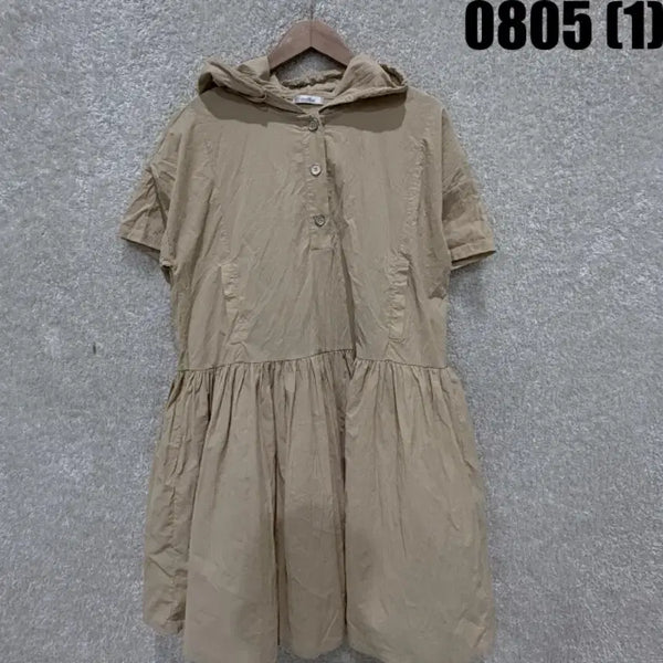 [BUNJANG] Beige Hooded Dress / 후드 원피스 베이지