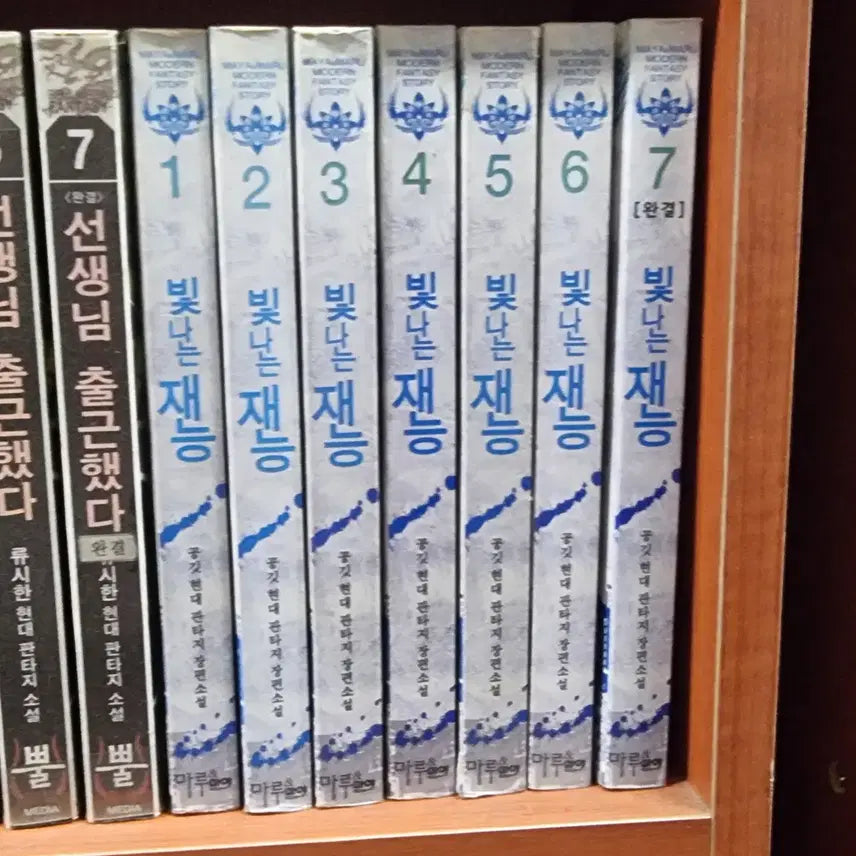 [BUNJANG] Bitnaneun Jae-neung Complete Set (Volumes 1-7) - Modern Fantasy Novel / 빛나는재능 1-7 완 공깃 현대 판타지 소설