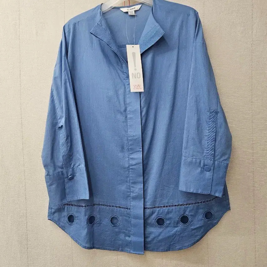 [BUNJANG] Son Jung Wan 100% Cotton 7/10 Sleeve Shirt (Size 55-66) / 새제품 손정완 면 100%  칠부셔츠 55~66
