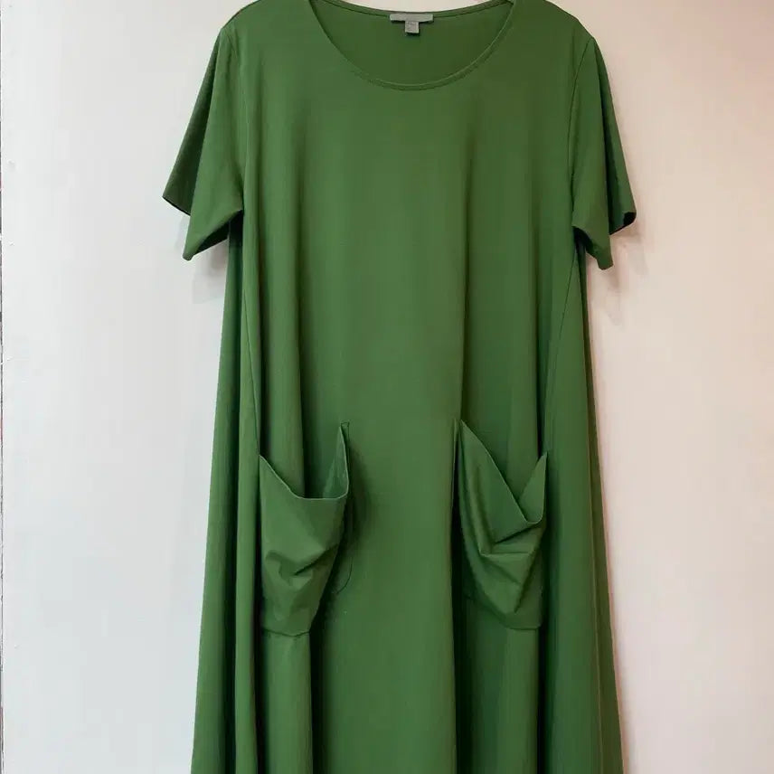 [BUNJANG] COS Green Short Sleeve Dress - Size M / 코스 그린 반팔 원피스 M