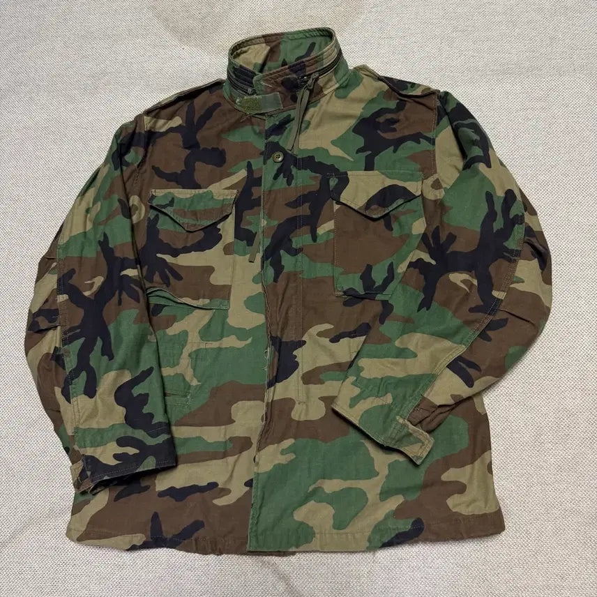[BUNJANG] US Army Original M65 Field Jacket Camouflage / 미군 오리지널 카모플라쥬 M65 필드 자켓