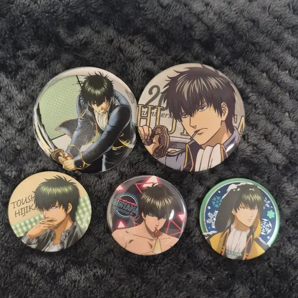 [BUNJANG] Gintama Hijikata Toshiro Can Badge Bundle Set / 은혼 히지카타 토시로 캔뱃지 일괄