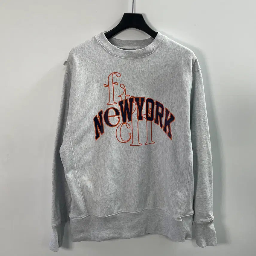 [BUNJANG] F'ECH Sunday New York Reverse Weave Sweatshirt / 페치 선데이 뉴욕 리버스위브 맨투맨 (on.1684)