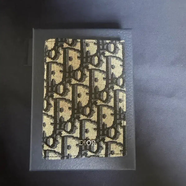[BUNJANG] Dior Oblique Card Holder Black / 디올 오블리크 카드지갑 블랙 풀구성
