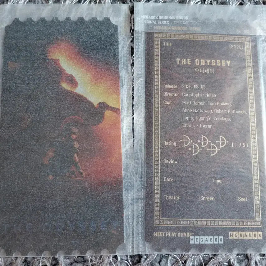 [BUNJANG] Odyssey Original Ticket / 오디세이 - 오리지널티켓