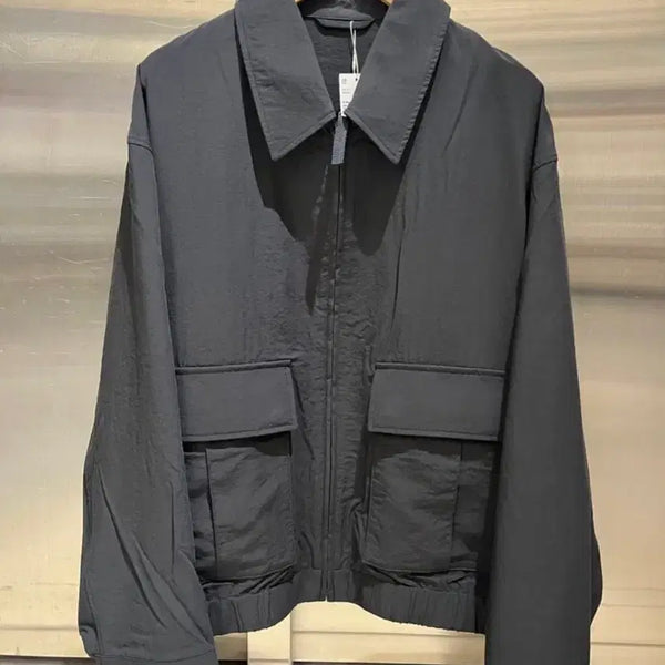 [BUNJANG] Uniqlo U Lemaire Short Blouson Jacket Black L / 유니클로u 르메르 쇼트블루종 L 새상품