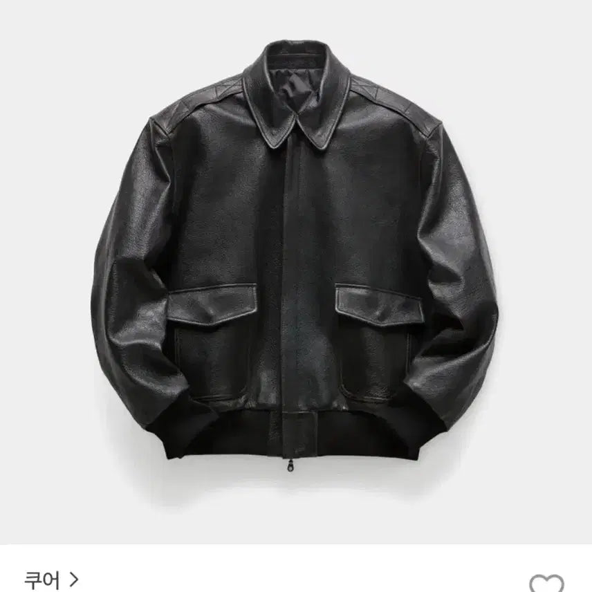 [BUNJANG] COEUR Goat Skin A-2 Leather Jacket / 쿠어 고트 스킨 A-2 레더 자켓