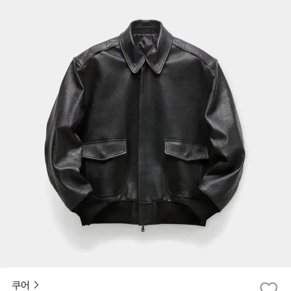 [BUNJANG] COEUR Goat Skin A-2 Leather Jacket / 쿠어 고트 스킨 A-2 레더 자켓