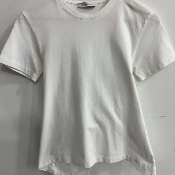 [BUNJANG] JW Anderson Short Sleeve T-Shirt White / JW 앤더슨 반팔 티셔츠 화이트