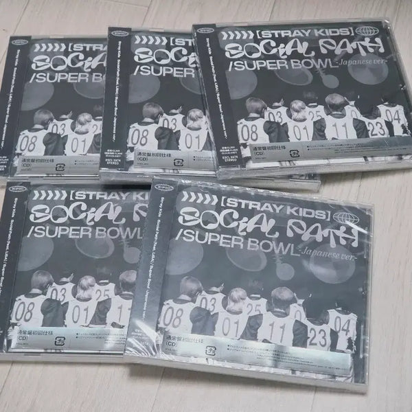 [BUNJANG] Stray Kids Social Path Japanese Album Normal Edition Bundle Set / 스트레이키즈 일본 앨범 소셜패스 social path 통상반 미개봉 앨범