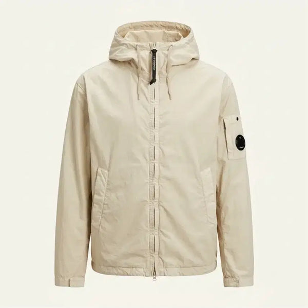 [BUNJANG] CP Company Microfiber Hooded Jacket Beige / CP컴퍼니 마이크로랩스 후드자켓 베이지 (110)