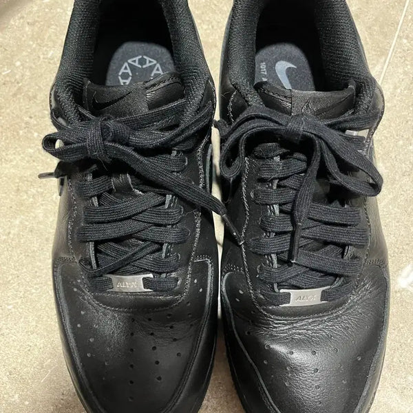 [BUNJANG] Nike x 1017 ALYX 9SM Air Force 1 Low 'Triple Black' Sneakers (275mm) / 나이키 알릭스 포스 올검 275