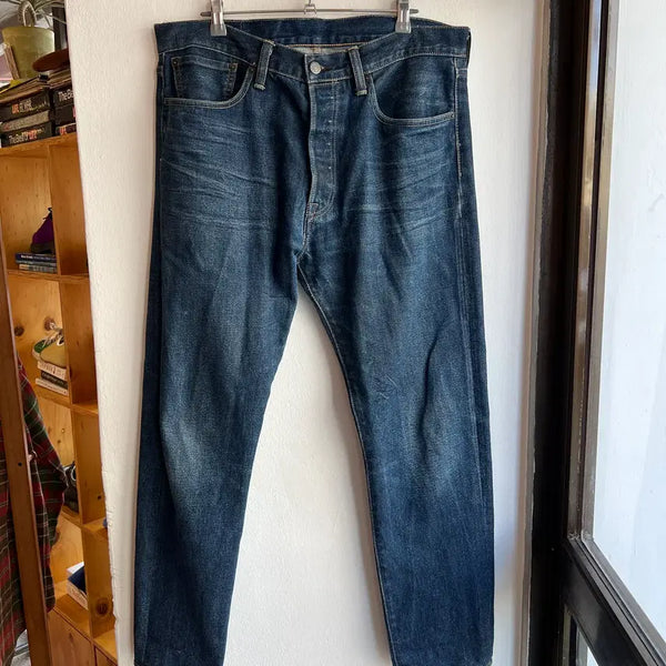 [BUNJANG] Levi's 501 Straight Denim Pants Dark Wash Size 34 / [34] 리바이스 501 진청 스트레이트 데님 팬츠