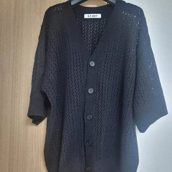 [BUNJANG] Oversized Punch Cardigan / 새상품/ 오버핏 루즈핏 박스핏 펀칭 가디건
