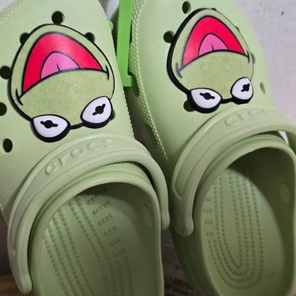 [BUNJANG] Crocs Kermit The Frog Slippers / 크록스 디즈니 커밋 슬리퍼 240
