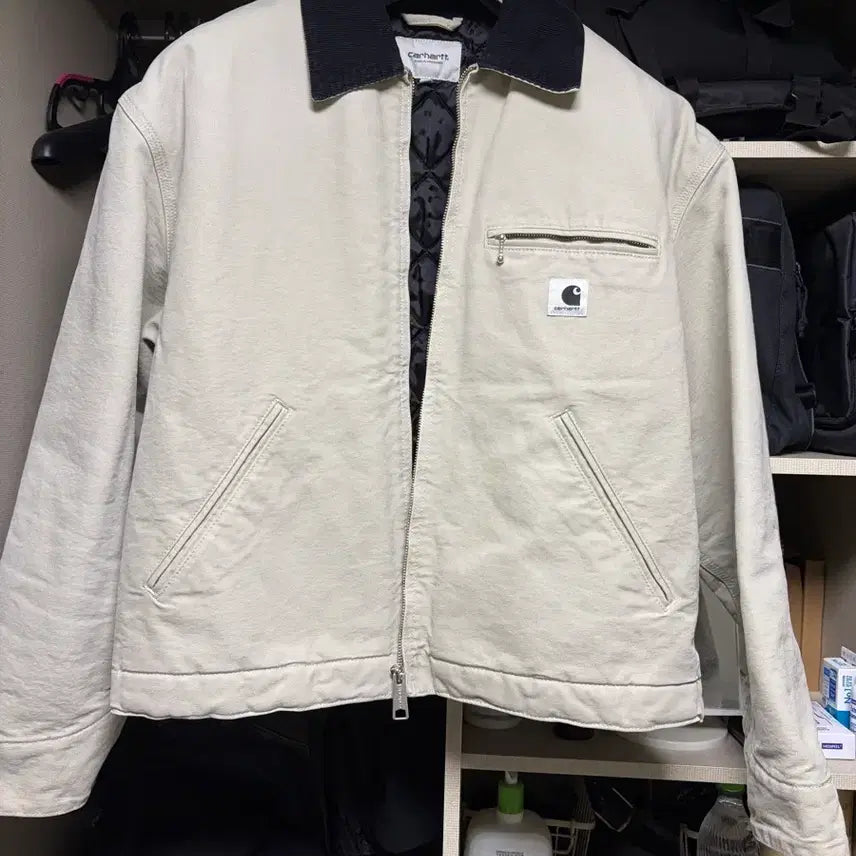 [BUNJANG] Carhartt Detroit Jacket Beige / 칼하트 디트로이트 자켓
