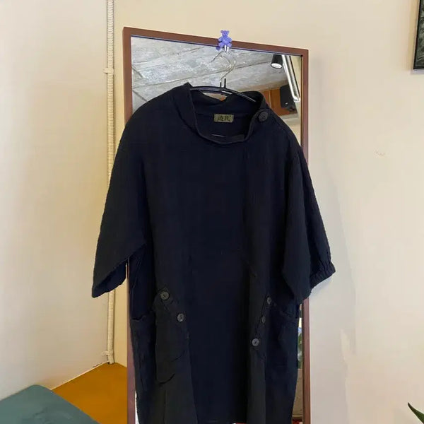 [BUNJANG] Yumin Avant-Garde Short Sleeve T-Shirt / 일본 브랜드 유민 아방가르드 반팔