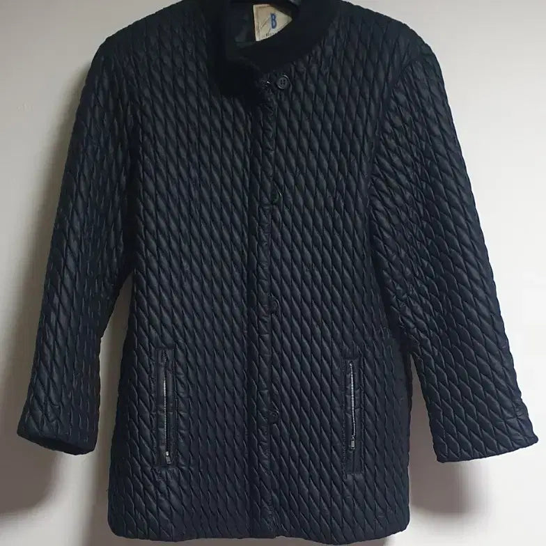 [BUNJANG] BREZZA BLU Quilting Zip-Up Jacket Black / 퀼팅  집업 자켓 BREZZA BLU(브레자 블루)