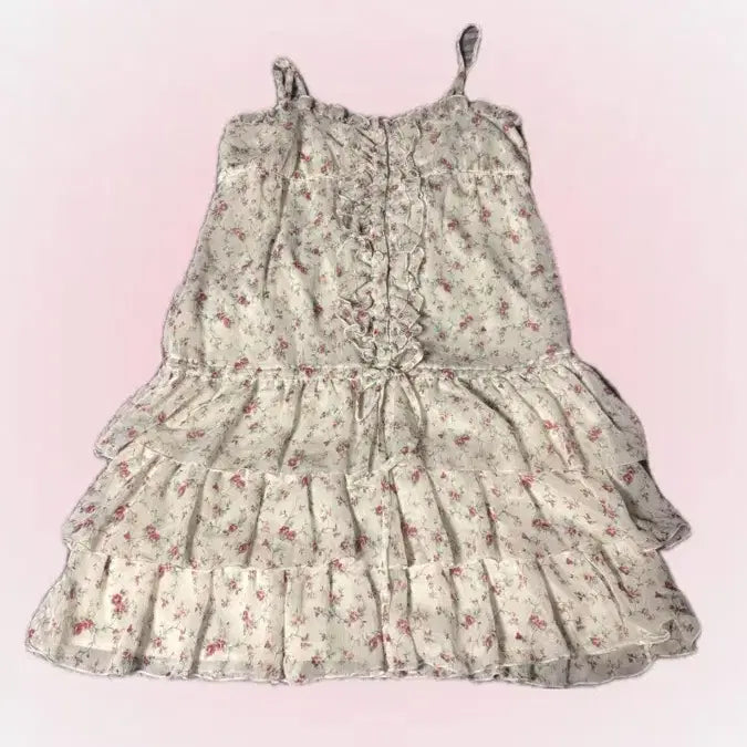 [BUNJANG] Rest Roses One-Piece Dress / 레스트로즈 원피스