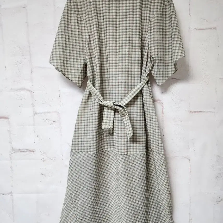[BUNJANG] System Strap Check Pattern Long Dress / 한섬 시스템 스트랩 원피스