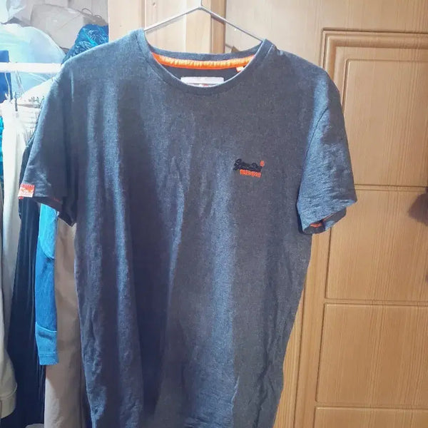 [BUNJANG] Superdry T-Shirt Grey M / 슈퍼드라이 반팔 티셔츠 그레이M