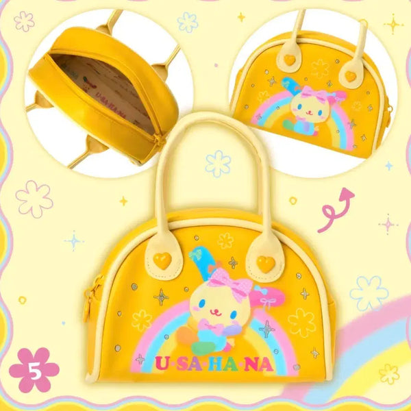 [BUNJANG] Sanrio Usahana Birthday Boston Pouch / 산리오 언제나 사랑하는 우사하나 생일 디자인 시리즈 보스턴형 파우치