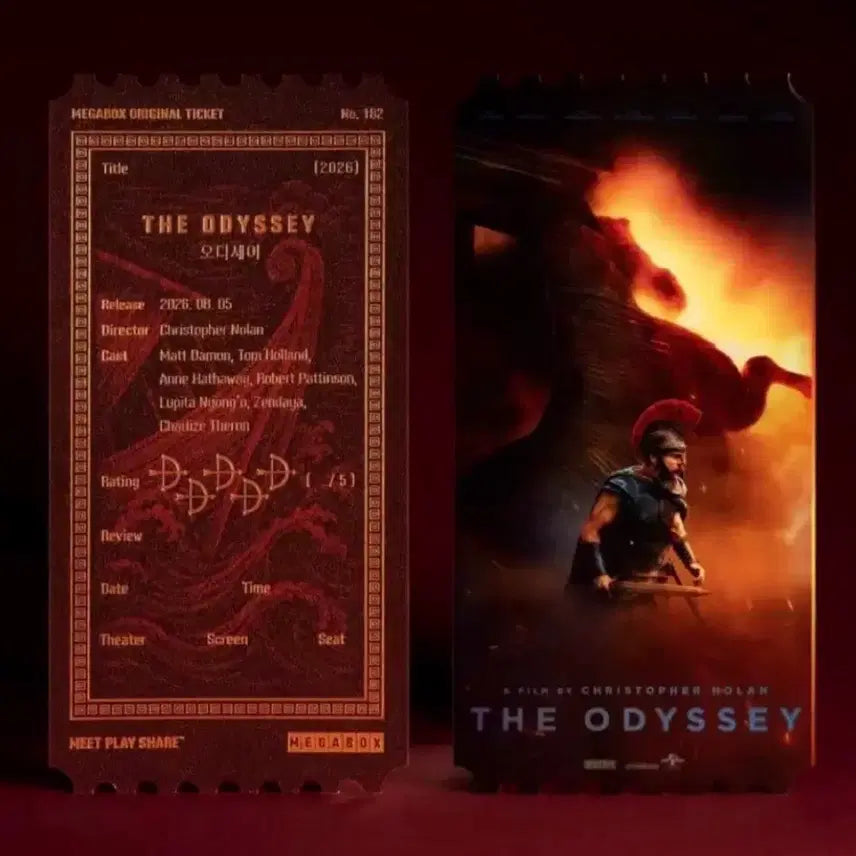 [BUNJANG] Megabox Odyssey Original Ticket / [판매] 메가박스 오디세이 오티 오리지널티켓