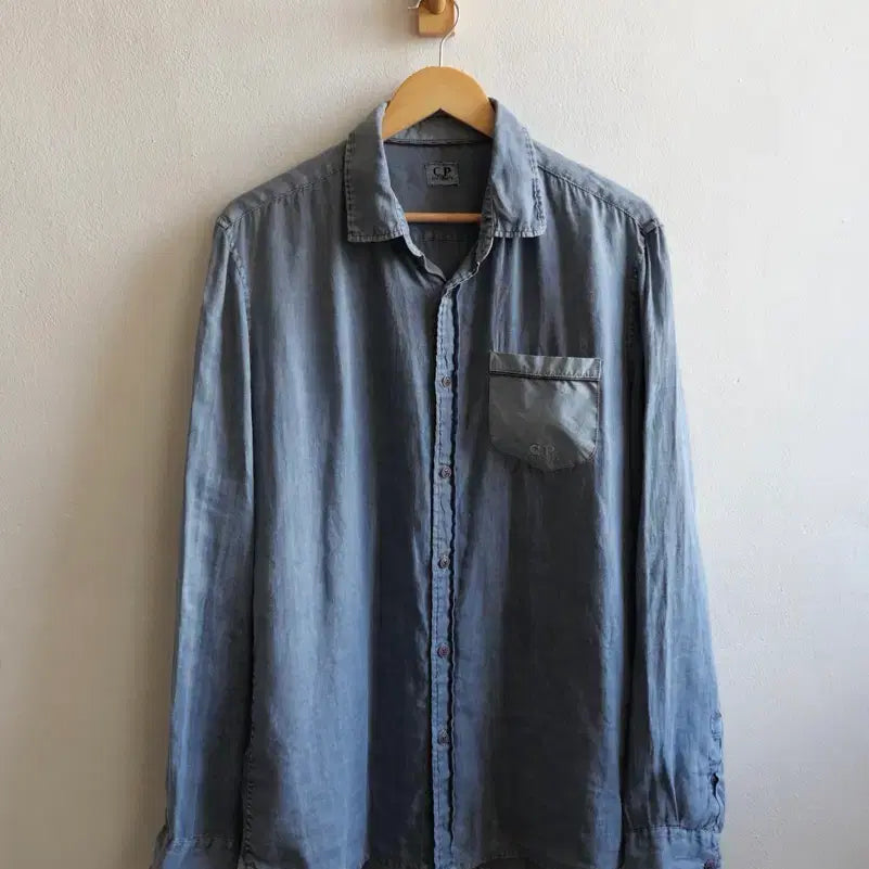 [BUNJANG] CP Company Linen Shirt / 씨피컴퍼니 리넨 셔츠