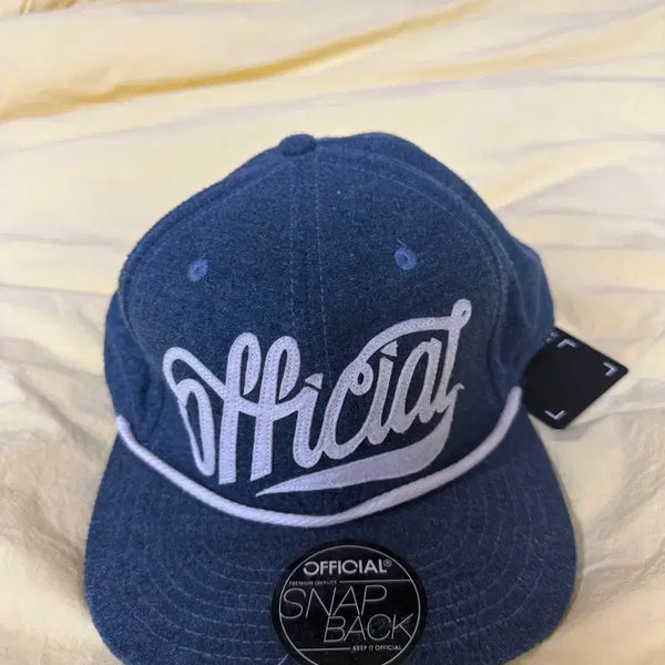 [BUNJANG] Official Snapback Hat Blue / 오피셜 스냅백 블루