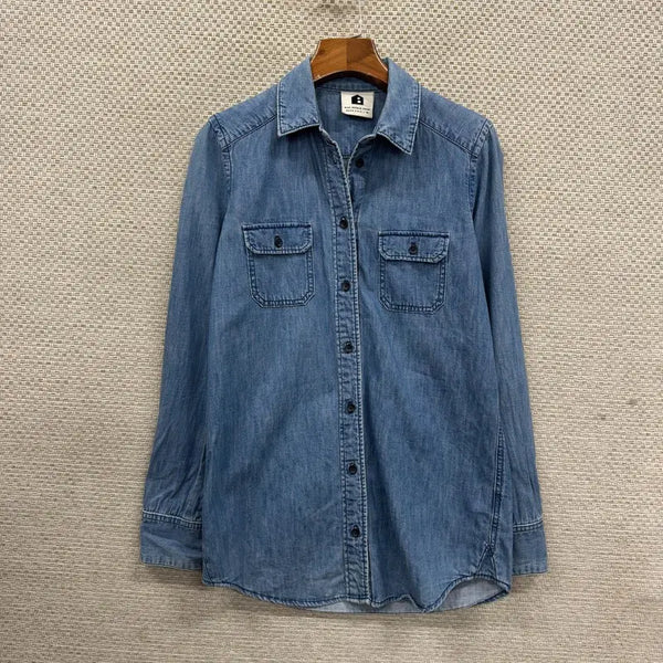 [BUNJANG] Beanpole Denim Shirt / 빈폴 데님 셔츠 85 H01197