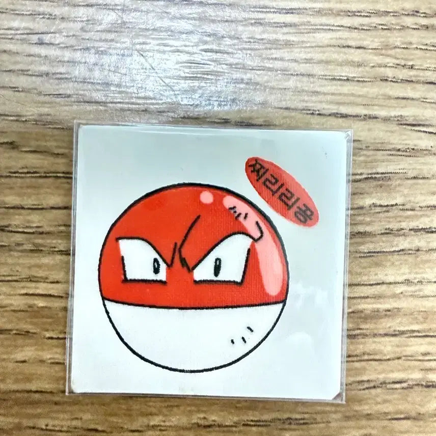 [BUNJANG] Pokemon Old Version Sticker Chirylyong (Not Peeled) / 포켓몬 구버전 띠부씰 눈부릅 찌리리공 안뗀