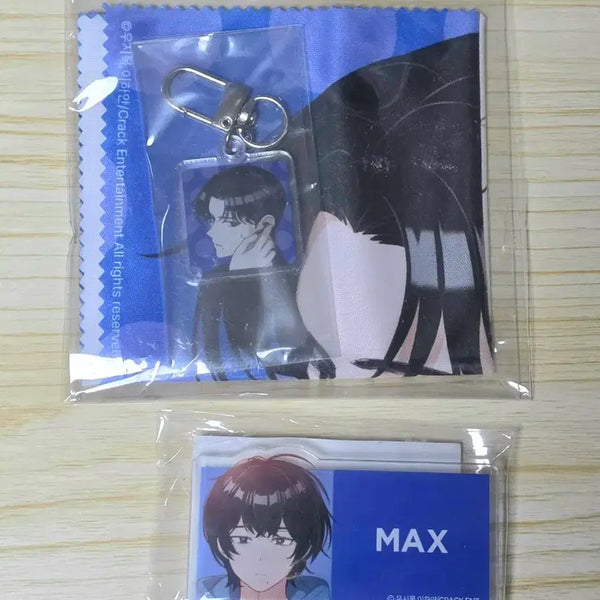 [BUNJANG] Leejingslog Lottery Max Set F+G Acrylic Keyring, Name Tag & Multi-Cleaner / 이직로그 쿠지 F+G상 맥스
