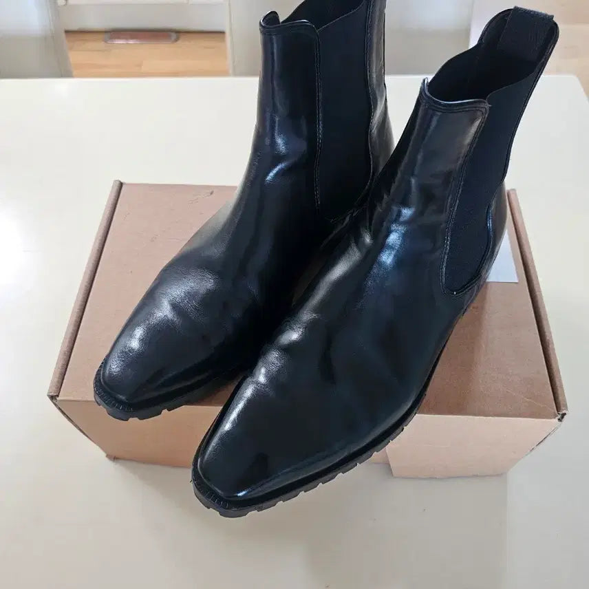 [BUNJANG] Mansol Handmade Chelsea Boots Black / 신발연구소(맨솔) 첼시부츠 블랙 260~270