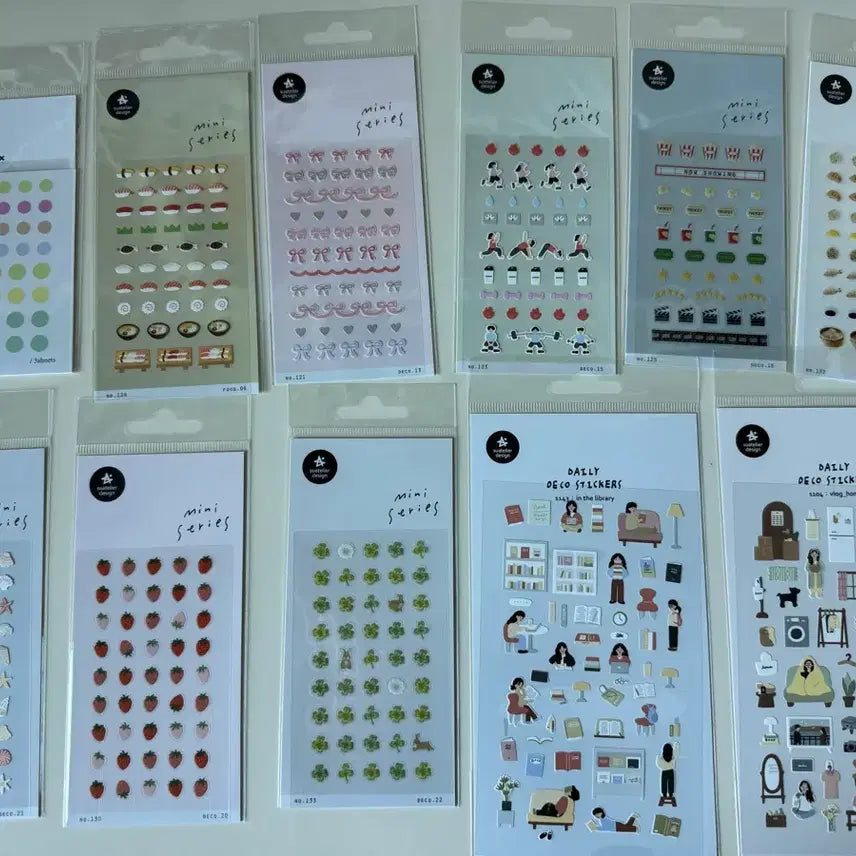 [BUNJANG] Joshua Atelier Sticker Bundle Set (36 pcs, Sealed) / 슈아뜰리에 스티커 36장 미개봉 일괄