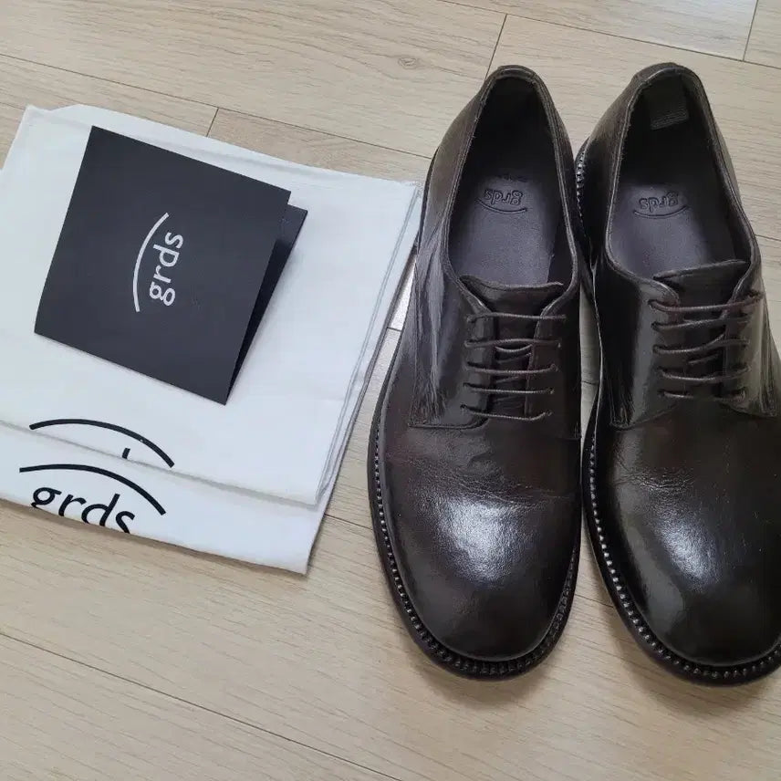 [BUNJANG] Grades Blucher 08 Brown Leather Oxfords Shoes / 그라더스 블루처 08 브라운 240 blucher 08