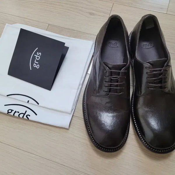 [BUNJANG] Grades Blucher 08 Brown Leather Oxfords Shoes / 그라더스 블루처 08 브라운 240 blucher 08
