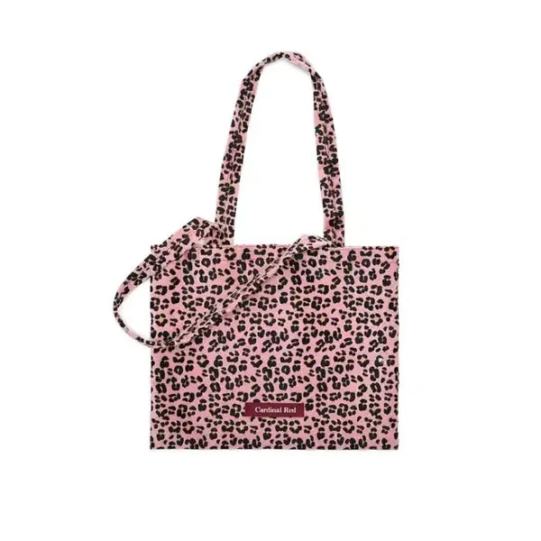 [BUNJANG] Cardinal Red Eco Leopard Bag - Pink / 카디널레드 에코 레오파드백_ 핑크