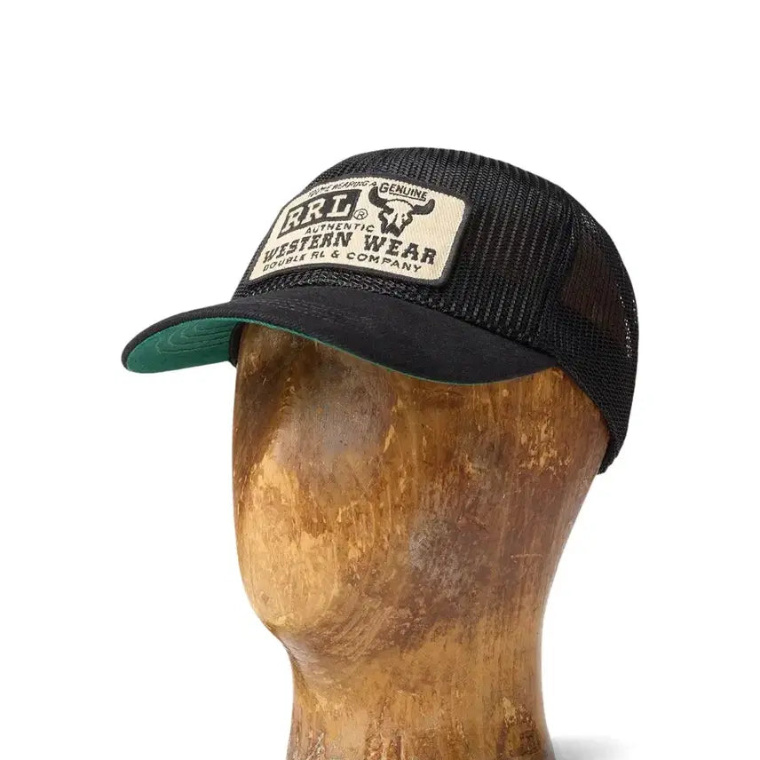 [BUNJANG] RRL Trucker Cap Black / RRL, 더블알엘, 트러커 캡, Black