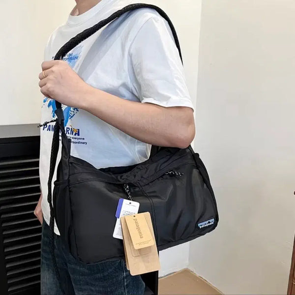 [BUNJANG] Patagonia Black Shoulder Crossbody Bag / 파타고니아 블랙 숄더 크로스백(새상품)