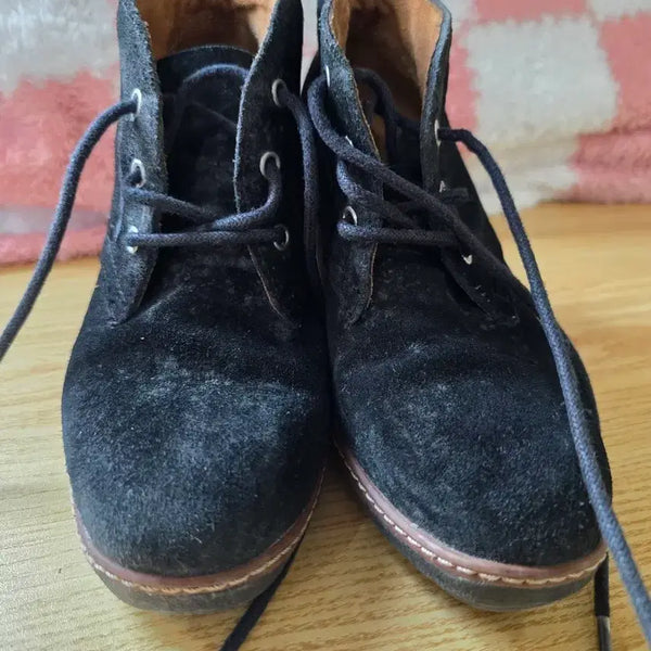 [BUNJANG] Women's Black Suede Ankle Boots / (중고) 여성 부츠