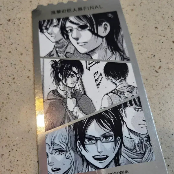 [BUNJANG] Attack on Titan Hanji Ticket / 진격거 전시회 한지 티켓 판매합니다