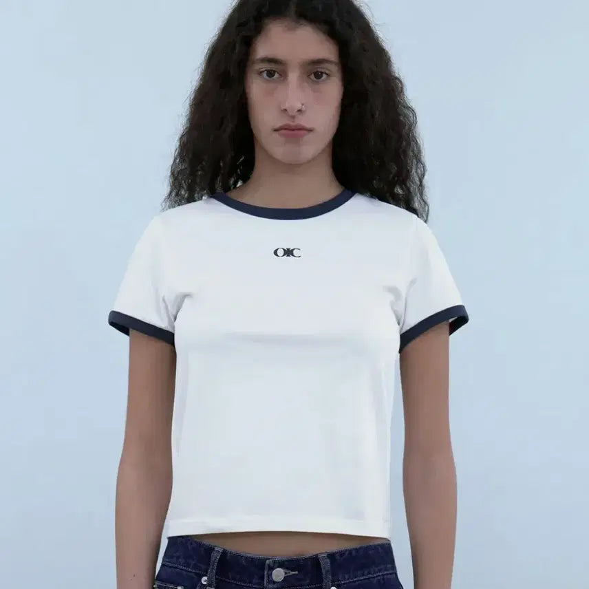 [BUNJANG] OIOI Ringer T-shirt White M / 오아이오아이 링거티 화이트 m