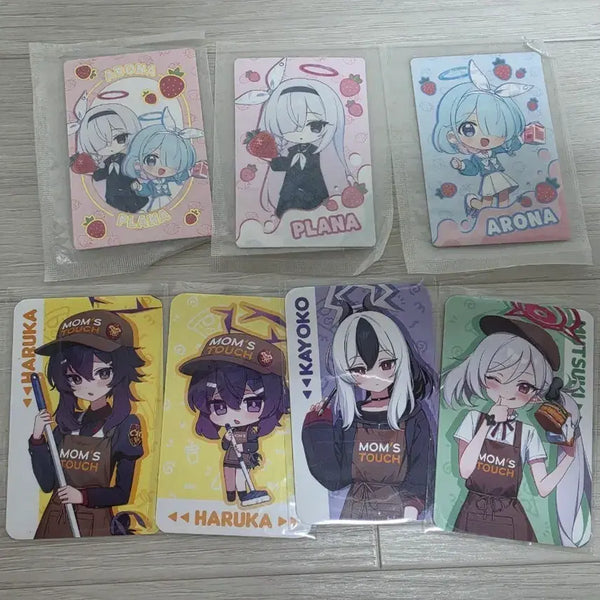 [BUNJANG] Blue Archive Collaboration Cards (7 Types, Sealed) / 블루아카이브 콜라보 카드 7종 미개봉 판매합니다